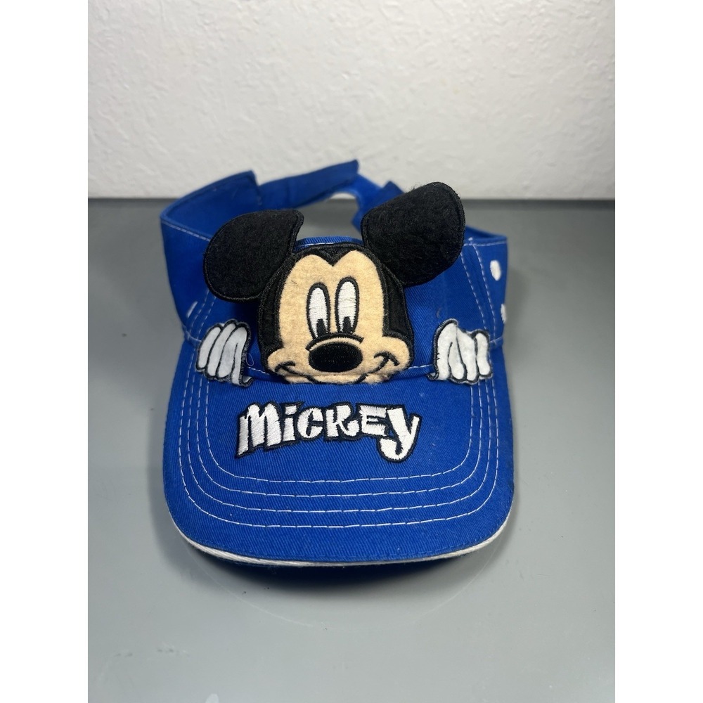 Walt Disney Mickey Mouse Visor Boys Girls Cap Hat Ears Youth
